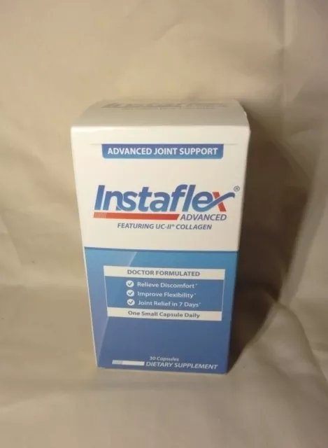 Instaflex Advanced 30 capsules featuring uc-II collagen Free Shipping