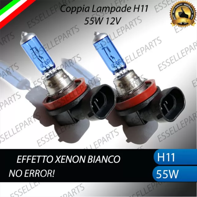 Lampade Lampadine Blue H11 Effetto Xenon Classe C W204 Fendinebbia Bianco