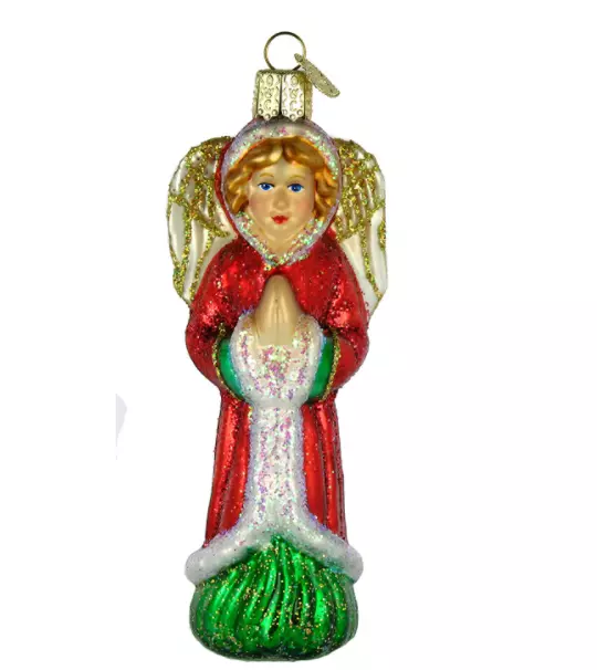 Old World Christmas Ornament-Angel with Cloak  New #10189  *RETIRED