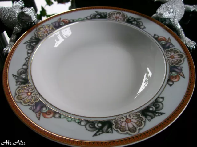 Rosenthal Versace Les Ètoiles Etoiles de la Mer 2 x Suppenteller 22 cm *1 A NEU*