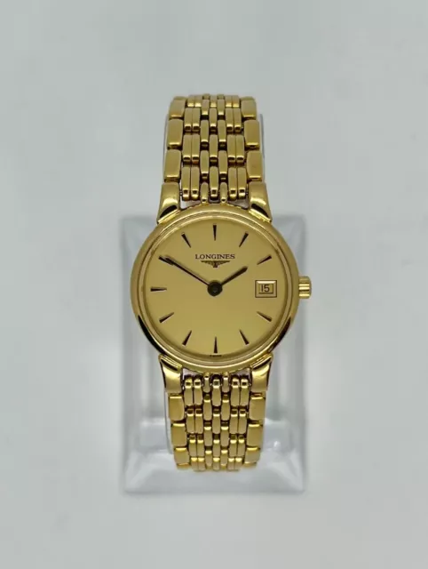 Longines Les Grandes Classiques L5 137 Gold Tone Quartz Ladies Wrist Watch