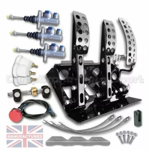 Passt Vauxhall Nova Bodenmontiert Hydraulische Pedalbox Kit - Sportline Ap Zylinder