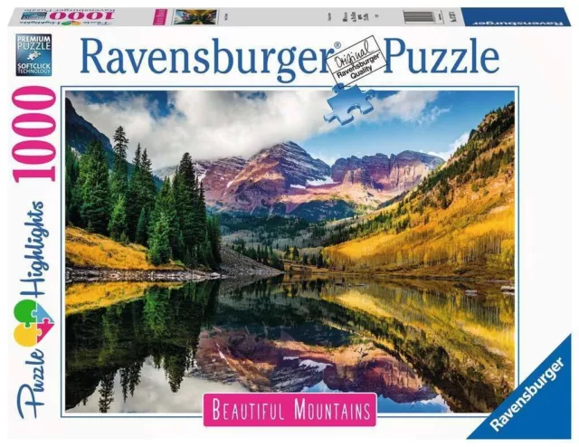 Ravensburger Highlights Aspen, Colorado 1000 Piece Jigsaw Puzzles for Adults and