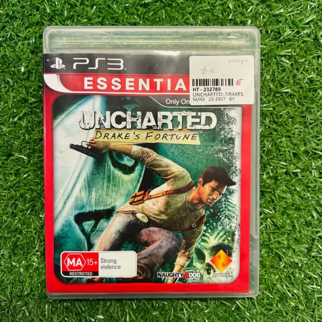 PS3 UNCHARTED 1, 2, & 3 game bundle All With Manuals