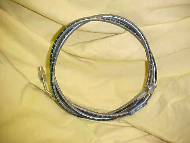 Sportster 1973 Solo, Intrecciato Russell Anteriore Freno Linea, Banana Pinza