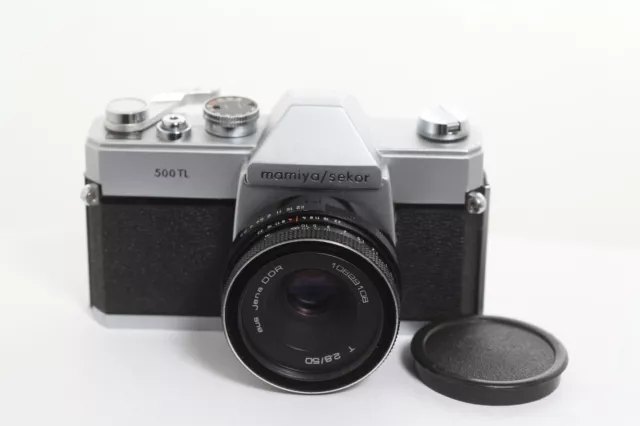 Mamiya Sekor 500 Tl , Con Objetivo 50Mm F/2,8 Jena Tessar M42 ,Cámara Slr Reflex