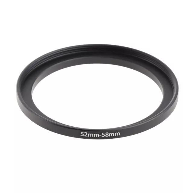 Metal 52mm-58mm Step Up Filter Lens  Adapter 52-58 mm 52 to 58 Stepping