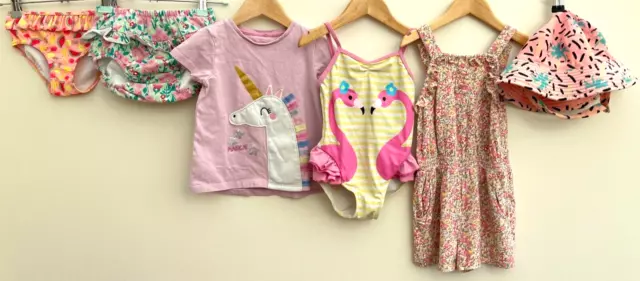 Girls Bundle Of Clothes Age 2-3 Rip Curl JoJo Maman Bebe F&F