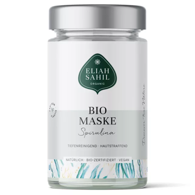 Bio Gesichtsmaske Spirulina, 100 G von Eliah Sahil