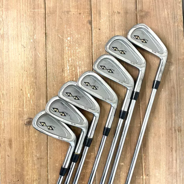 Snake Eyes TC-01 Iron Set Golf Clubs 3-9 Right Handed Steel Shaft Stiff Flex