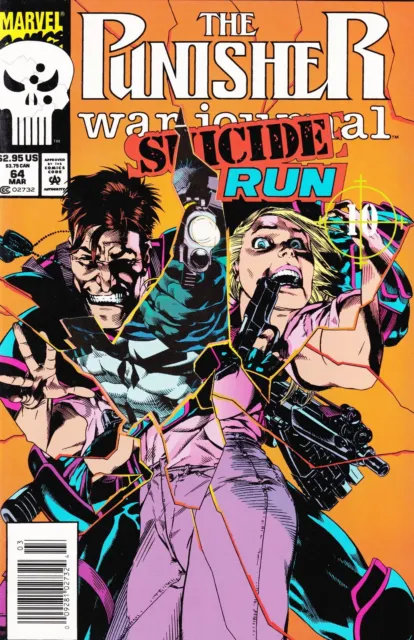 The Punisher War Journal #64 Newsstand Cover (1988-1995) Marvel Comics