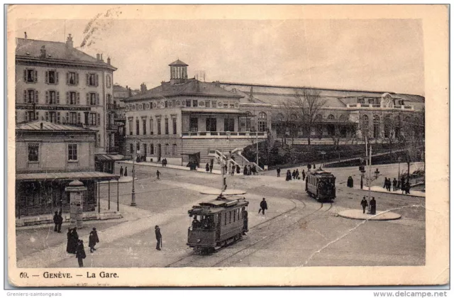 SUISSE - GENEVE - la gare