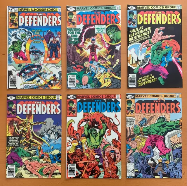 Defenders 63 x comics between #76 & 151 (Marvel 1979) Massive Bronze age job lot