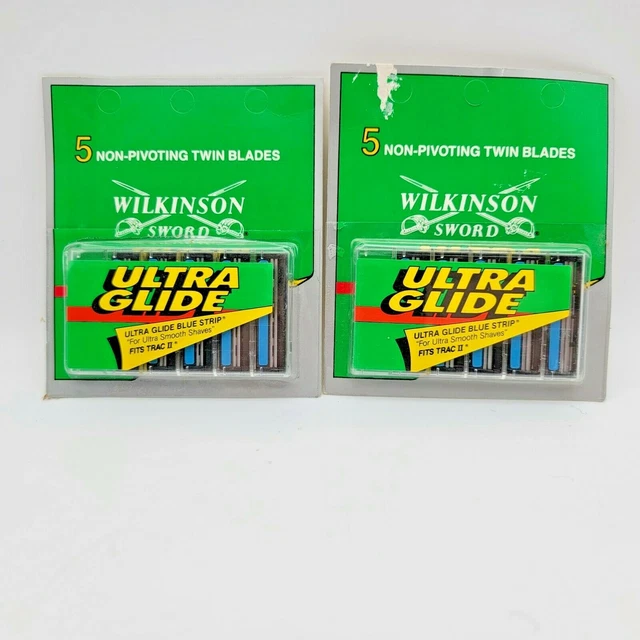 Espada Wilkinson de Colección Ultra Planeo No Pivotante Hojas Gemelas Repuesto 2 Paquetes de 5