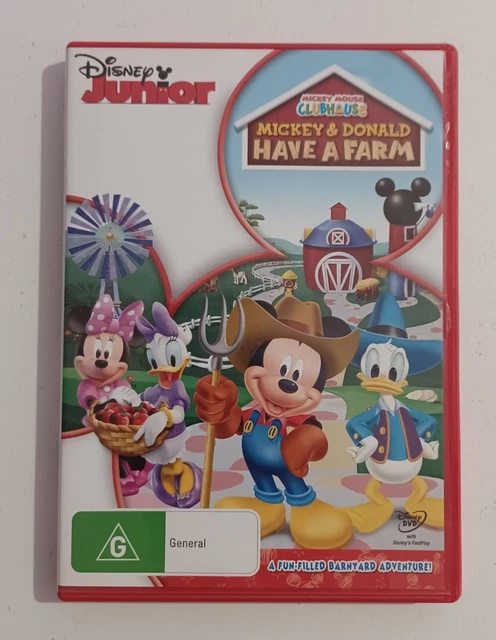 MICKEY MOUSE CLUBHOUSE - Mickey & Donald Have A Farm DVD Region 4 GC