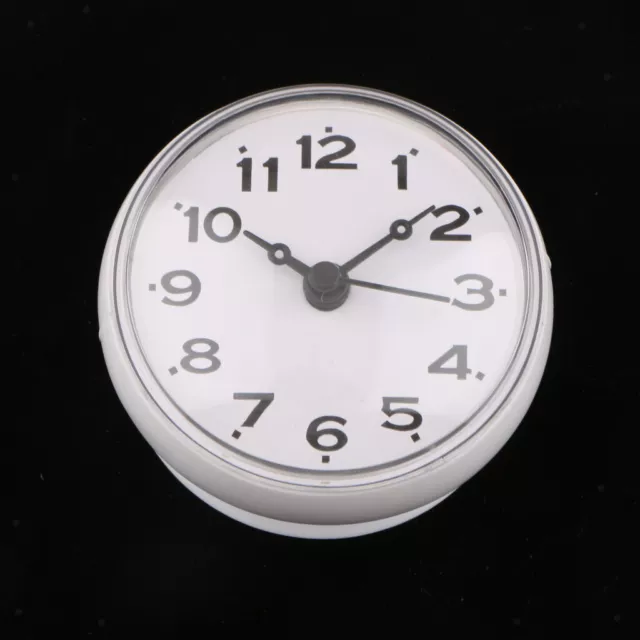 Mini Wall Mounted Clock Waterproof Shower Clock for Wall Mirror Window