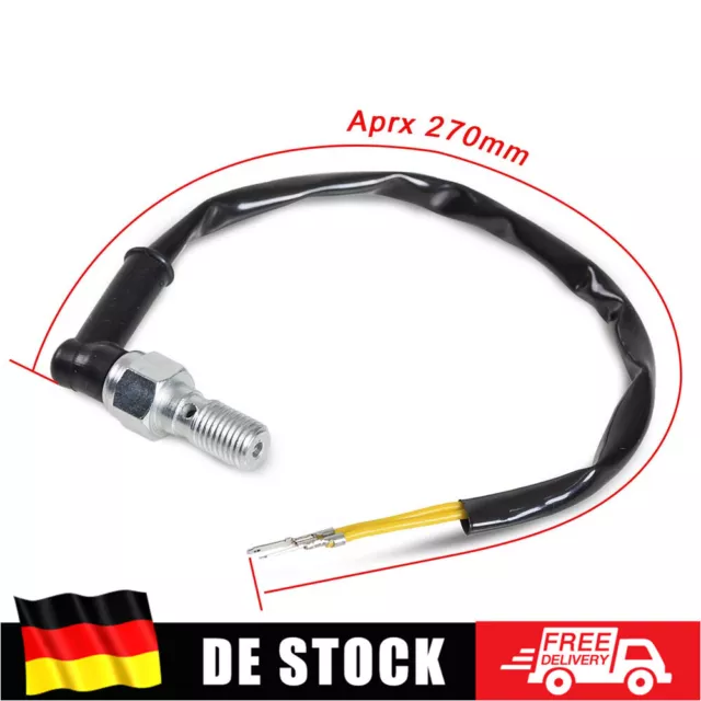 Neu Hydraulische Bremslichtschalter Banjo Bolt M10x1,25 Für Yamaha Suzuki Honda