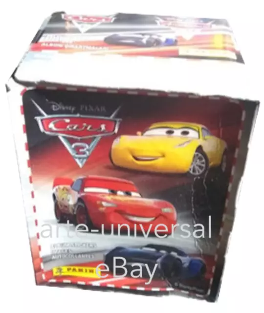 SEALED BOX  🚗 CARS 3 Pixar Disney 2017 Panini Sticker Collection