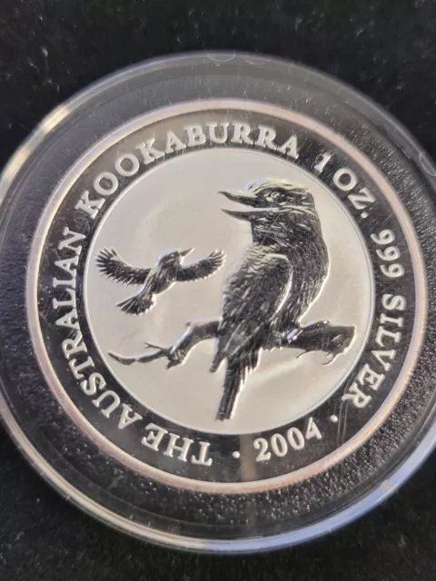 2004 Australia Kookaburra 1 oz 999 silver coin - Perth Mint
