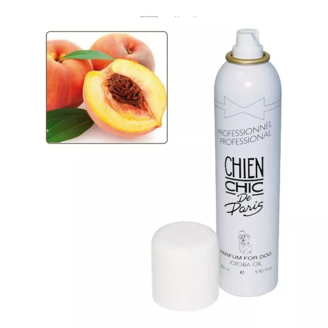 Perfume para Mascotas Chien Chic Perro Melocotón Spray [300 ml]