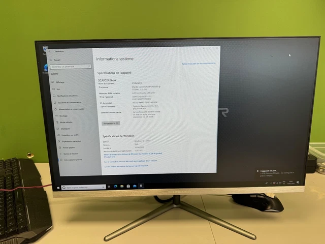 Ordinateur Tout-en-un Schneider SCAIO242ALA - PC De Bureau Complet - Occasion Bon état