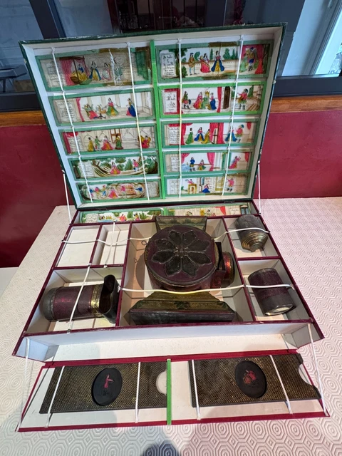 JOUET TOLE CIRCUIT Mecanique Vintage Tin Toy Car Jh Johann Hofler Turning Garage EUR 230,00 - FR