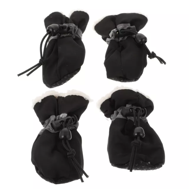 4 Pcs Bottes Couvre-chaussures Pour Animaux De Compagnie