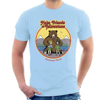 T-shirt da uomo All+Every US National Parks Make Friends At Yellowstone