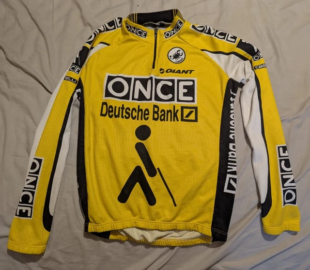 Maillot cycliste vintage ONCE-Eroski - Équipements vélos