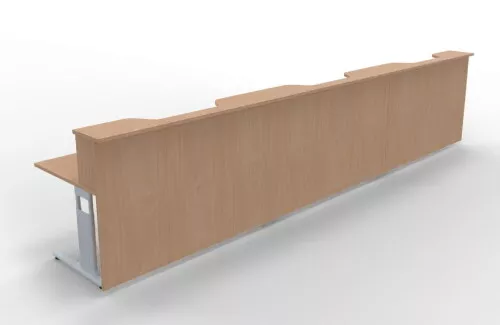 Empfangstheke Solid 480cm Empfangstresen Bürotheke Theke Rezeption Bürotresen