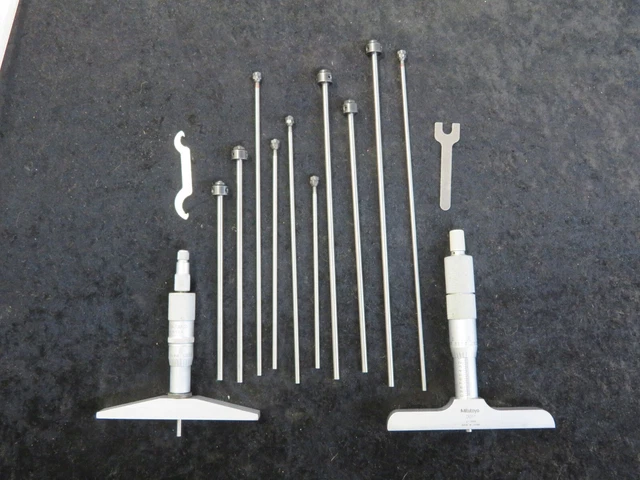 Mitutoyo .001" Machinist Tool Depth Gauge - Scherr-Tumico Mitutoyo .001" Machinist Tool Depth Gauge - Scherr-Tumico