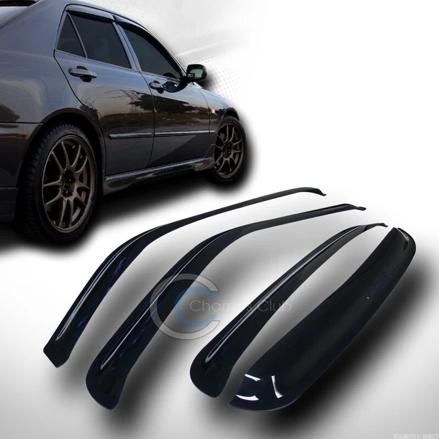 Sun/Rain Guard Smoke Vent Shade Deflector Window Visors 01-06/07 Silverado Crew