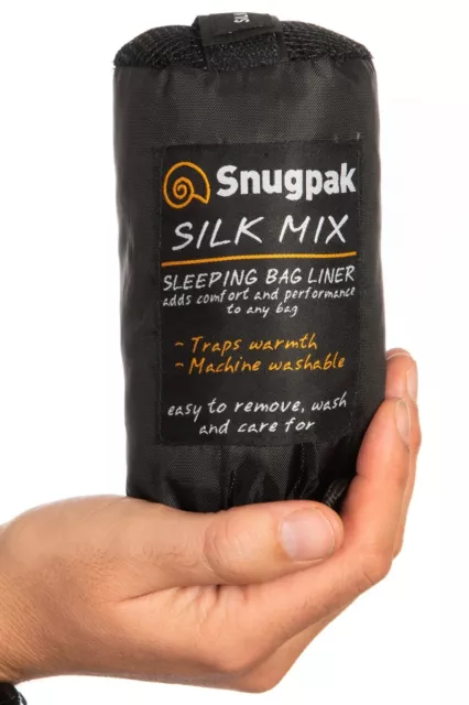 Snugpak Silk Mix Insulating Liner (hooded) - Sleeping Bag Liner 2