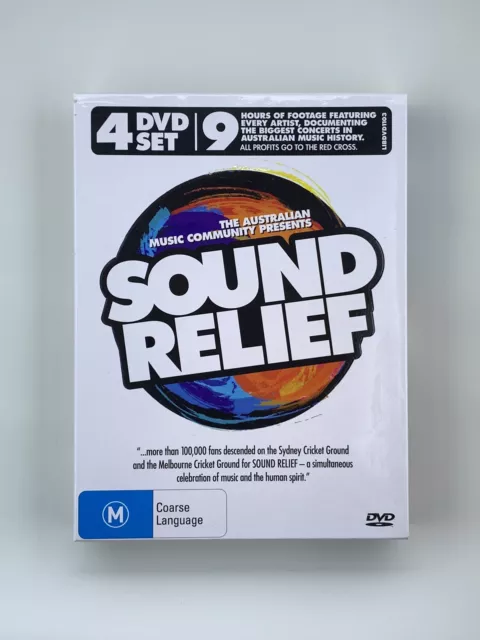 Sound Relief Australia Sydney & Melbourne 4 (DVD, 2009) Region All