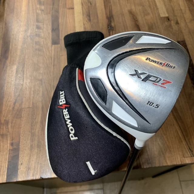 POWERBILT XP7 WHITE Driver 10.5* RH 68g MFlex 4.0 Graphite 45” Senior