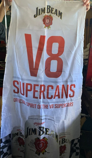 Jim Beam Bourbon V8 Supercars "SUPERCANS" Official Spirit of V8 Supercars Banner
