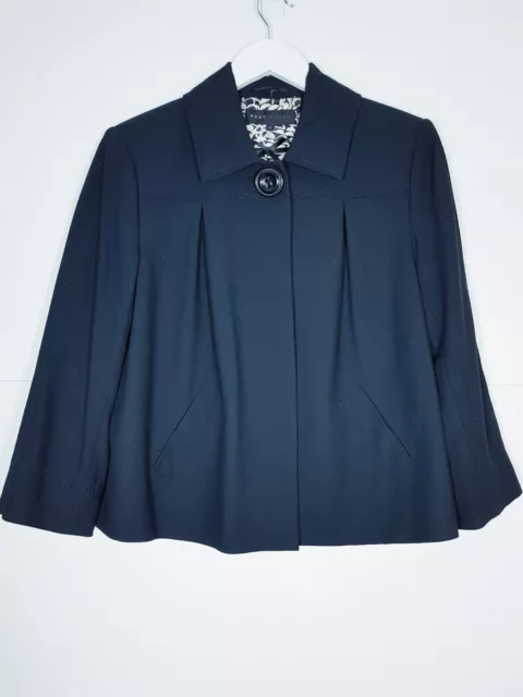 Next Jacket Size 14 Tailored Black Workwear Woman Ps900