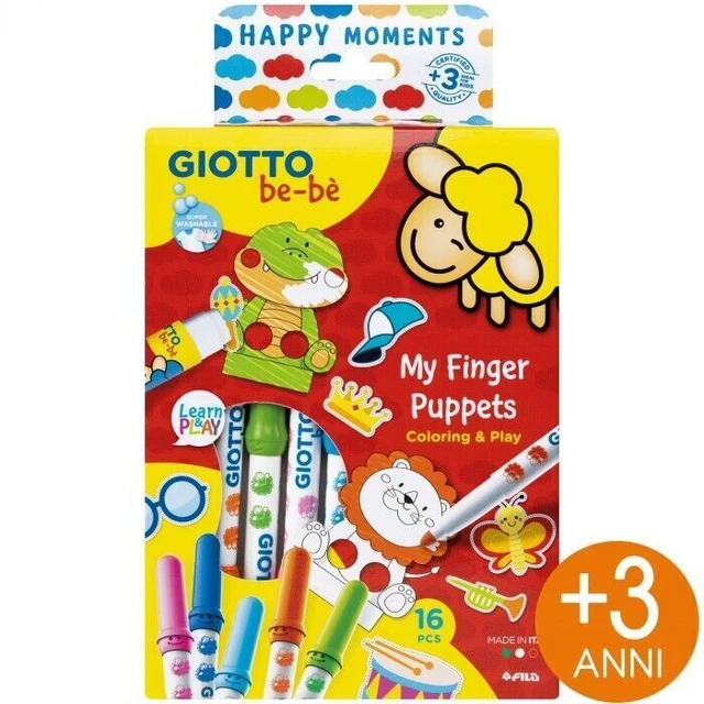 Giotto Kit Happy Moments Giotto Be-Bè My Finger Puppets Fila