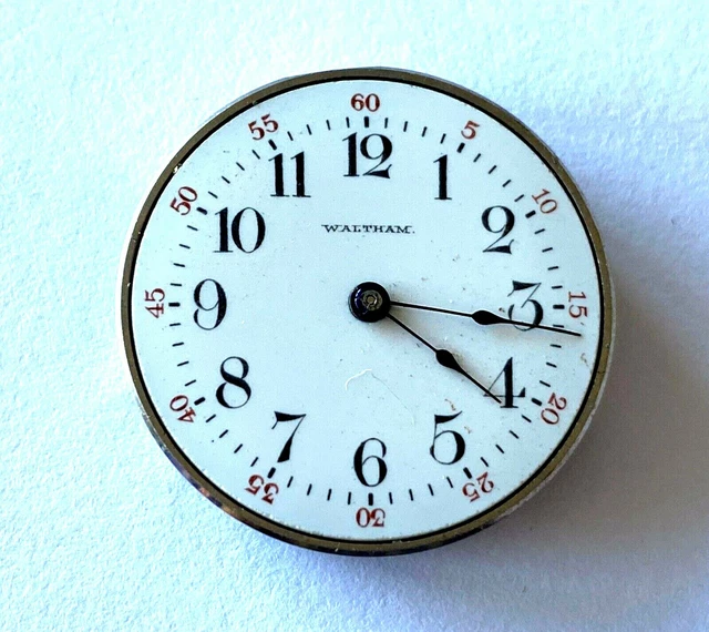 ANTIQUE WALTHAM LADIES Pocket Watch Movement Serial Number 11522702