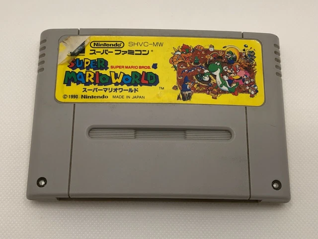 NINTENDO SUPER MARIO World Super mario bros Super Famicom SFC SNES From ...
