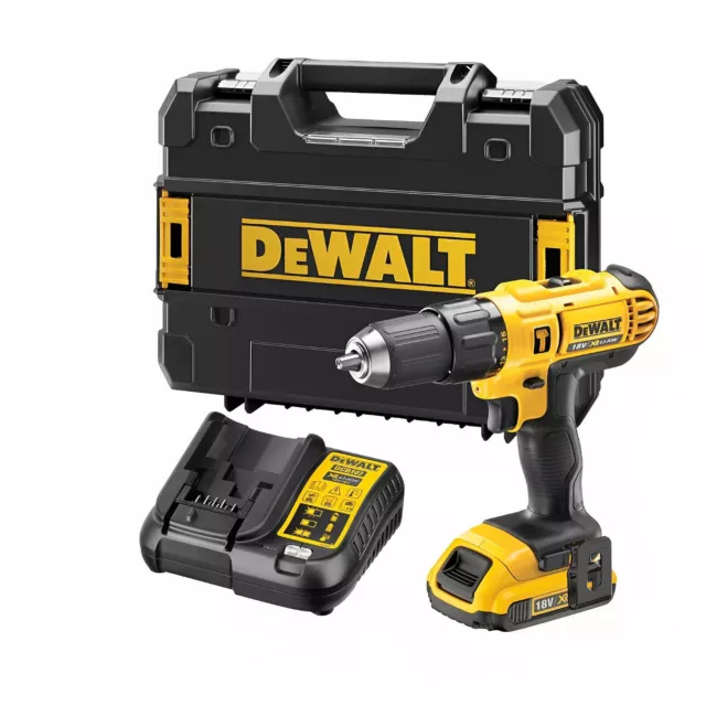 DeWalt 18V 1 x 2 Li-ion Brushed Cordless Power Tool Combi Drill DCD776D1T- GB