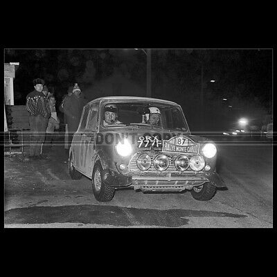Photo A.025834 BMC MINI COOPER S HOPKIRK-CRELLIN RALLYE MONTE CARLO 1968 