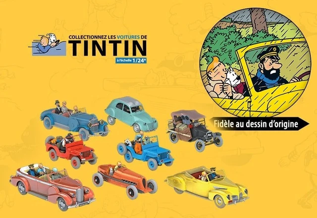 Tintin - Ensemble de 3 voitures 1:24 - La caravane - auktion
