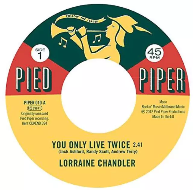You Only Live Twice / Hold To My Baby - Lorraine Chandler Vinyl