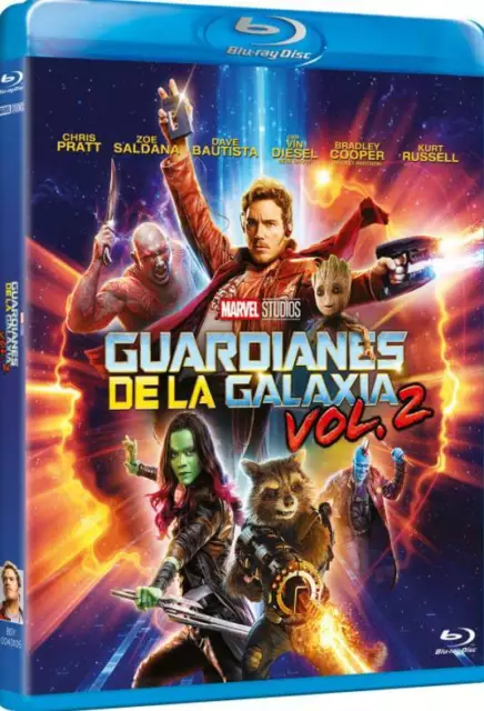 Guardianes de la Galaxia Vol. 2 Blu-ray REGION LIBRE.A-B-C (NUEVO PRECINTADO)