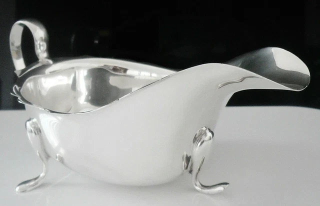 Sterling Silver Sauce Boat, Emile Viner, Sheffield 1938