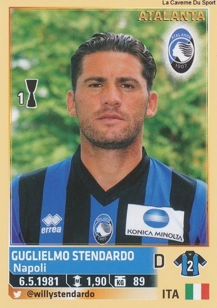 Diva GAGLIARDETTO Triangular Rib E Logo Atalanta BergamasCA Calcio S.P.A - Official Product, 20x28