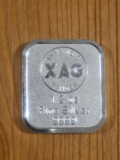 Intrinsic Tender Silver XAG Minted Bar 1/2oz
