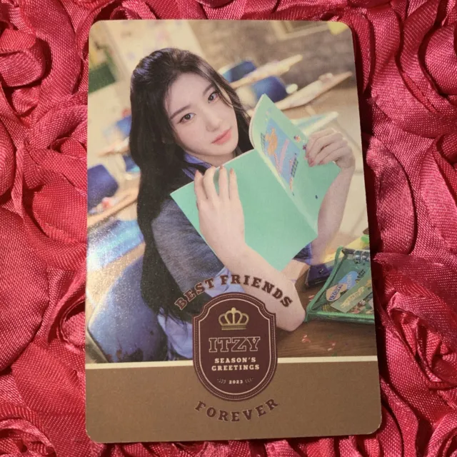 Chaeryeong ITZY Black CHESHIRE Edition Celeb K-pop Pretty Girl Photo Card 4ever