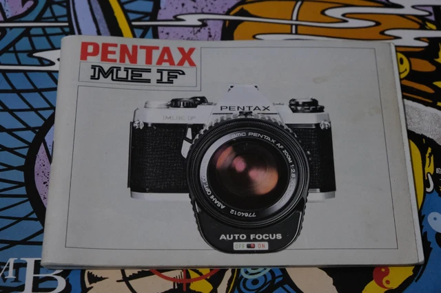 Original Pentax ME-F Users instruction Manual